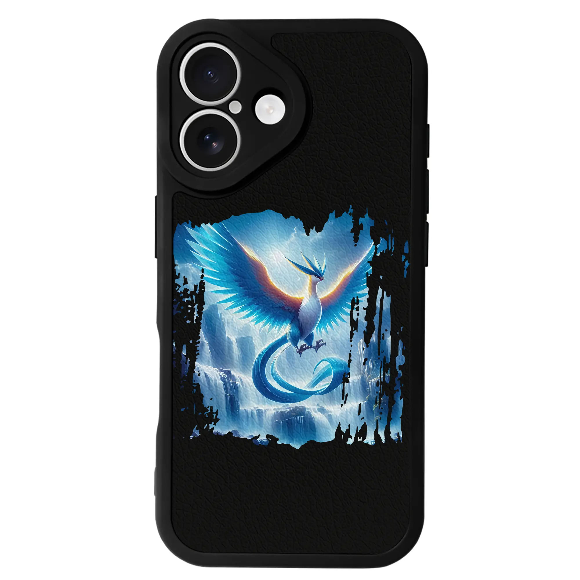 ポケモン グッズ,フリーザー - IPhone 16シリーズ対応 ・ シリコンスマホケース ・ レザー調 ・ 高精度フィット ・ 耐衝撃 ・ ワイヤレス充電対応 ・ 精密カット